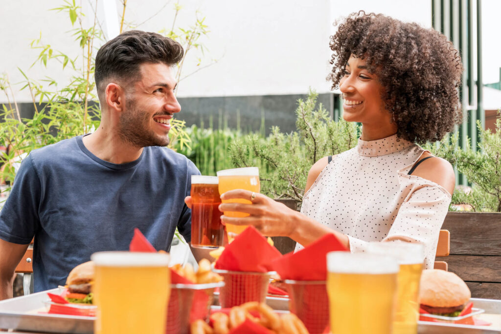 Couple Enjoying Beer in Milwaukee