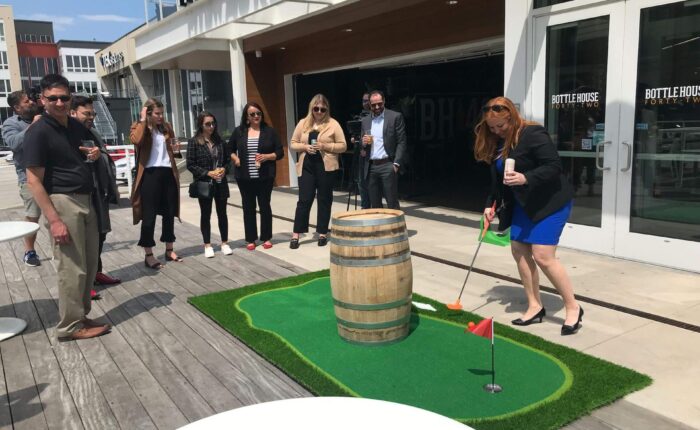 Mini-golf for a team-building activity with CityToursMKE