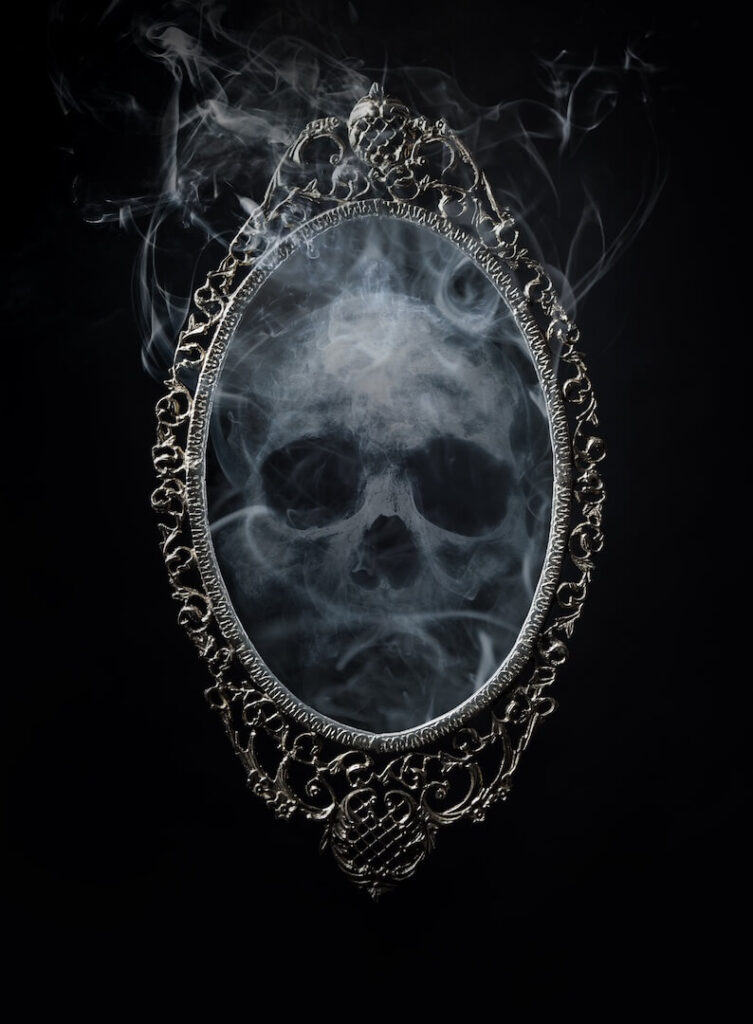 Skull Mirror