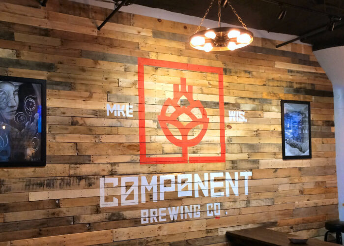 Component Brewing Company, Milwaukee Signage