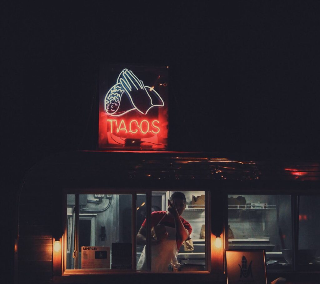 Taco truck in Walker’s Point, Milwaukee