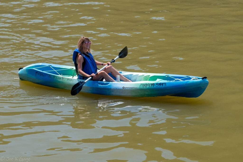 Kayaking in the Milwaukee River