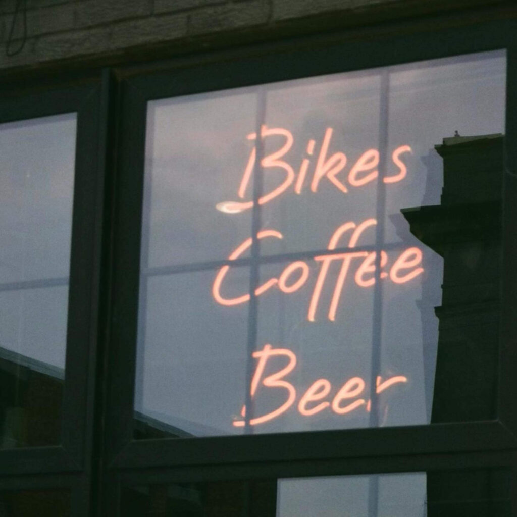 SHIFT Cyclery & Coffee Bar window