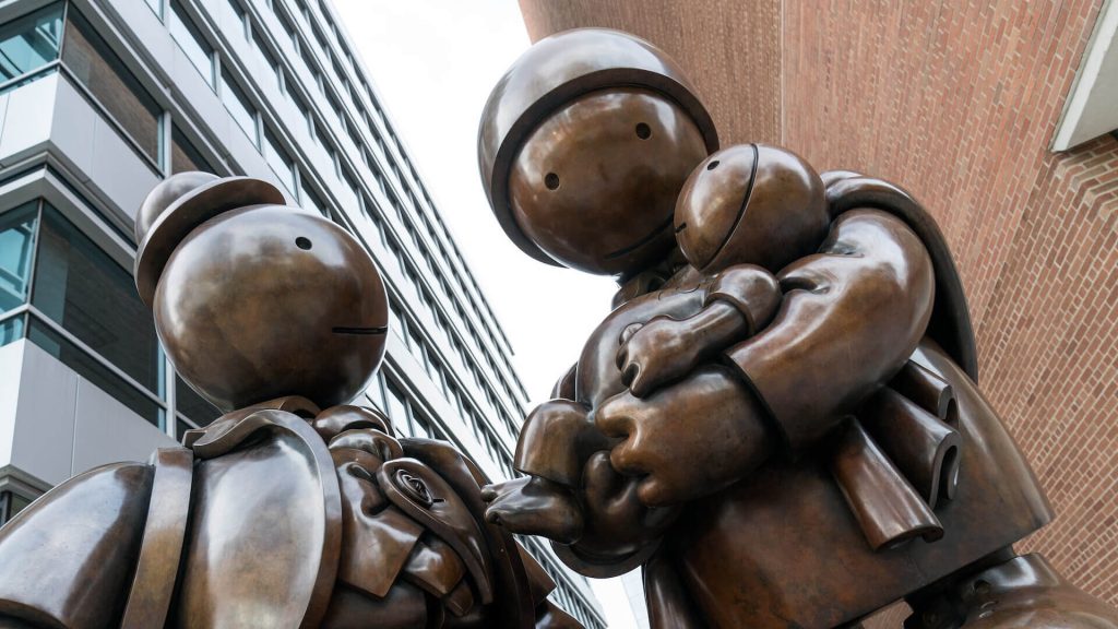 Immigrant Family by Tom Otterness Milwaukee